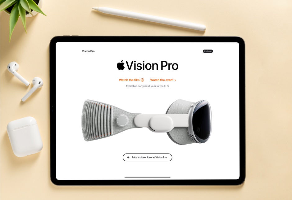 Apple vision pro search feature
